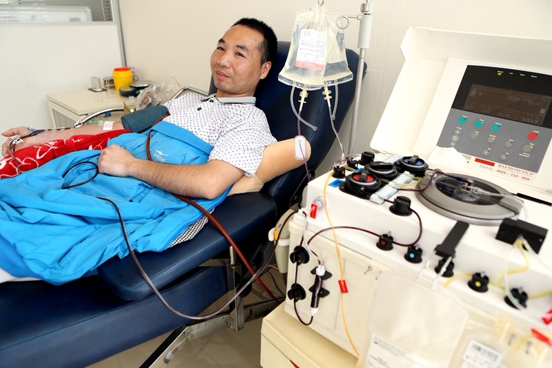 闵行区：36岁男子为报恩  16年捐献全血、血小板达189次