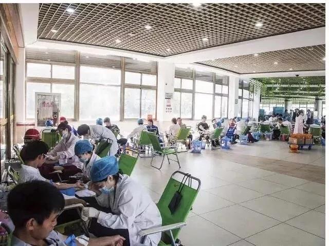 松江区：龙工上海工业园区应急献血实战演练