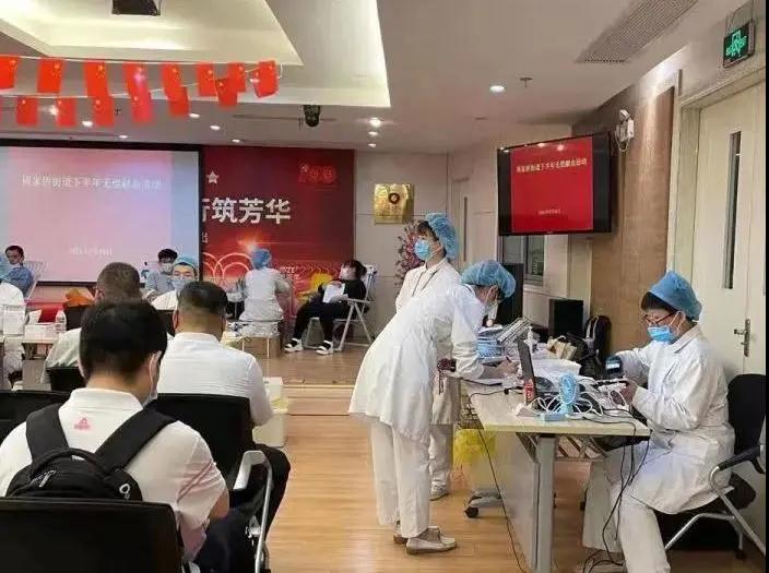 长宁区:周家桥街道团体无偿献血活动